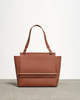 nine to nine bag in tan front view